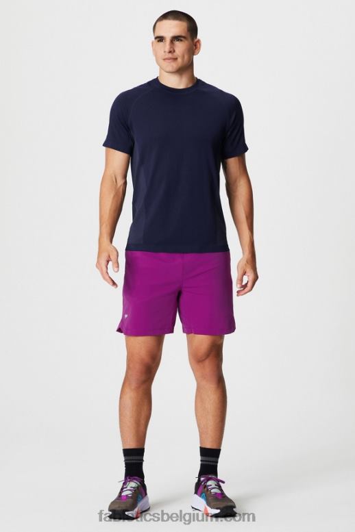 aubergine Heren die ene korte 151 Fabletics LH20J3228
