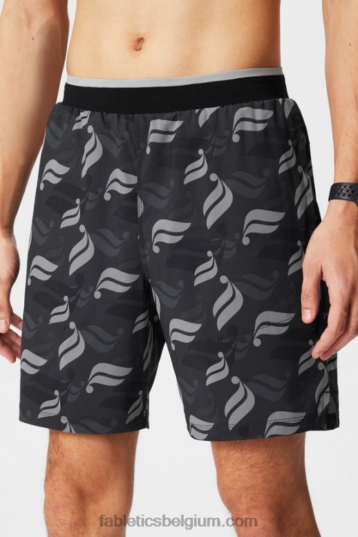 blackletics gooien Heren de fundamentele korte ii 145 Fabletics LH20J3199