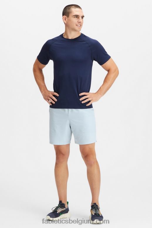 blauwe as Heren de fundamentele korte ii 150 Fabletics LH20J3223