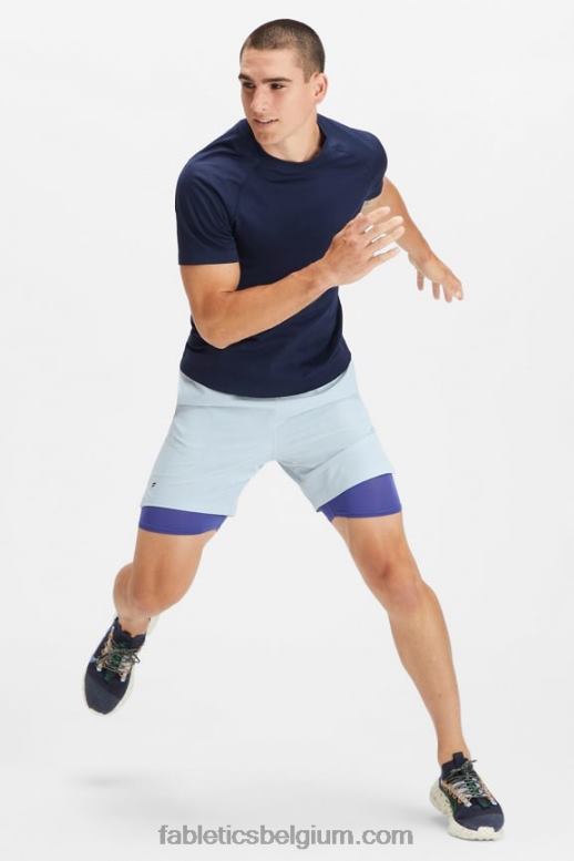 blauwe as Heren de fundamentele korte ii (gevoerd) 163 Fabletics LH20J3305