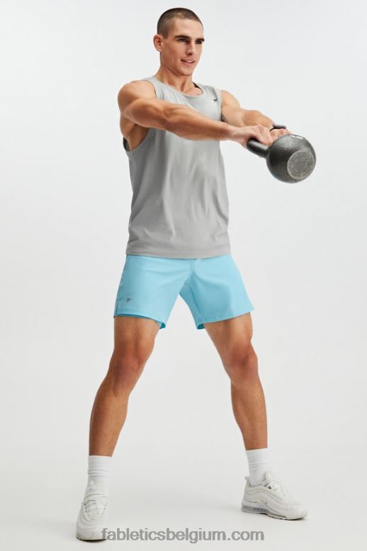 blauwe lucht Heren de fundamentele korte (gevoerd) Fabletics LH20J3329