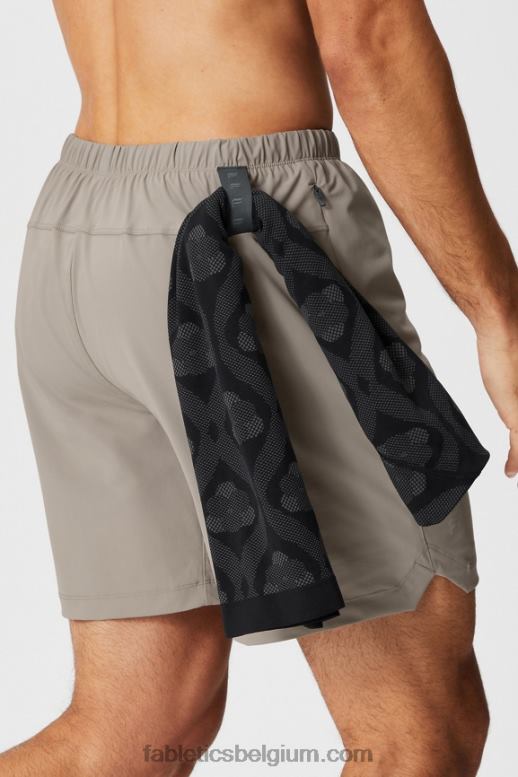 brutalistisch kaki Heren die ene korte 166 Fabletics LH20J3354