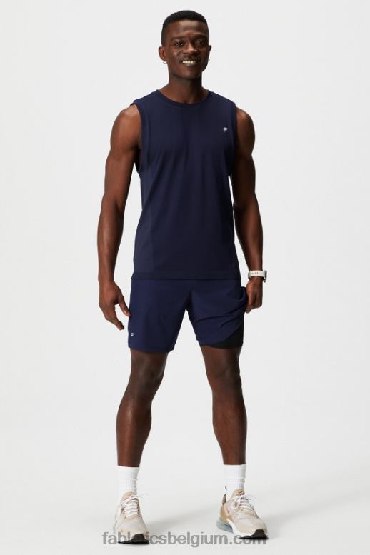 diepe marine Heren de fundamentele korte ii (gevoerd) 133 Fabletics LH20J3127