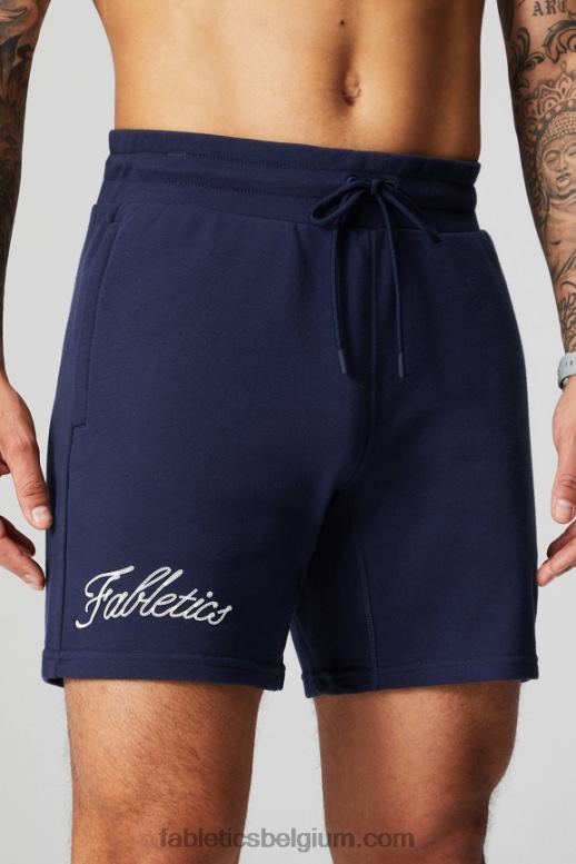 diepe marine ketting Heren de lichtgewicht go-to short Fabletics LH20J3283