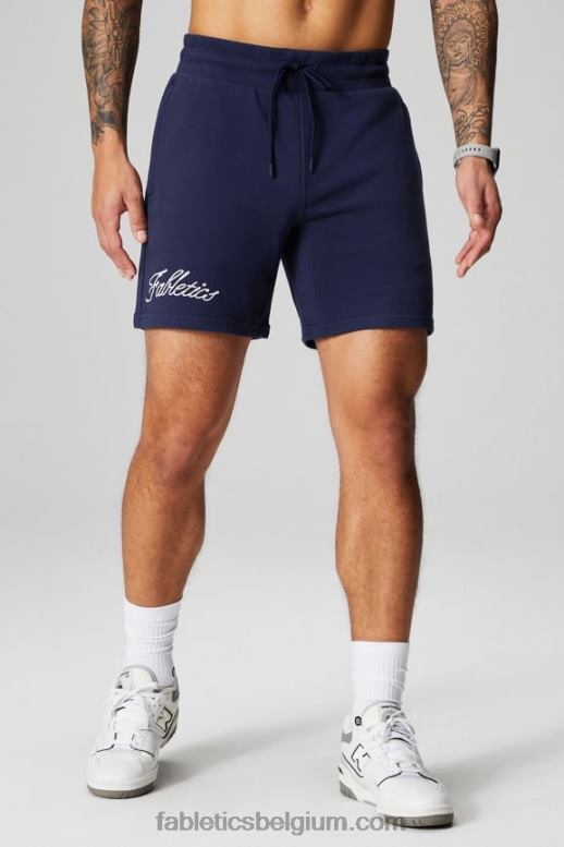 diepe marine ketting Heren de lichtgewicht go-to short Fabletics LH20J3283