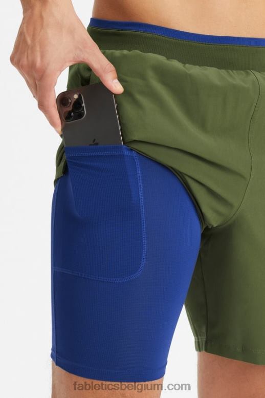donker mos Heren de fundamentele korte ii (gevoerd) 138 Fabletics LH20J3154