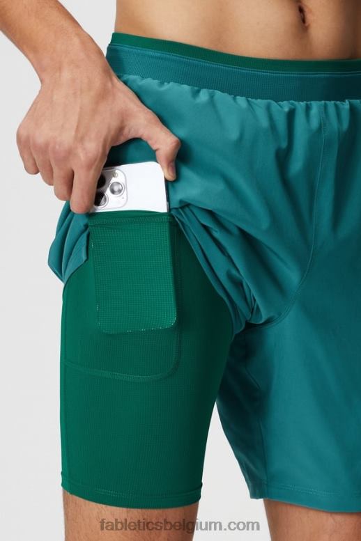 donkere wintertaling Heren de fundamentele korte ii (gevoerd) 136 Fabletics LH20J3146