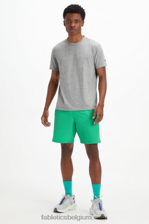 essentiële groene perforatie Heren de fundamentele korte 164 Fabletics LH20J3335