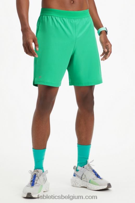 essentiële groene perforatie Heren de fundamentele korte 164 Fabletics LH20J3335