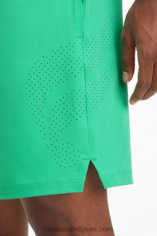 essentiële groene perforatie Heren de fundamentele korte 164 Fabletics LH20J3335