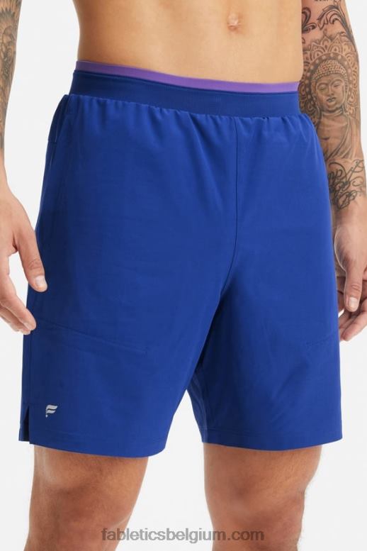 frans blauw Heren de fundamentele korte ii 144 Fabletics LH20J3196