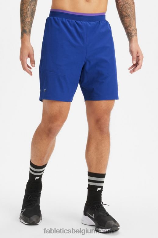 frans blauw Heren de fundamentele korte ii (gevoerd) 137 Fabletics LH20J3149