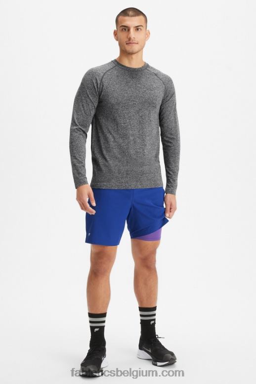 frans blauw Heren de fundamentele korte ii (gevoerd) 137 Fabletics LH20J3149