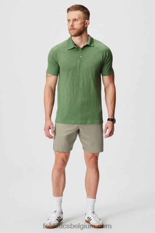 frisse taupe Heren de high-side chino short Fabletics LH20J3300
