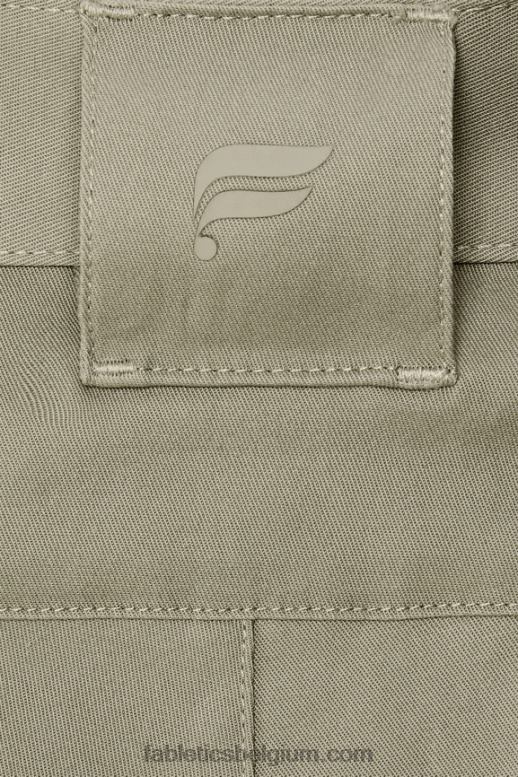 frisse taupe Heren de high-side chino short Fabletics LH20J3300