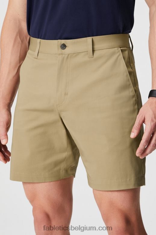 keperstof Heren de high-side chino short Fabletics LH20J3299