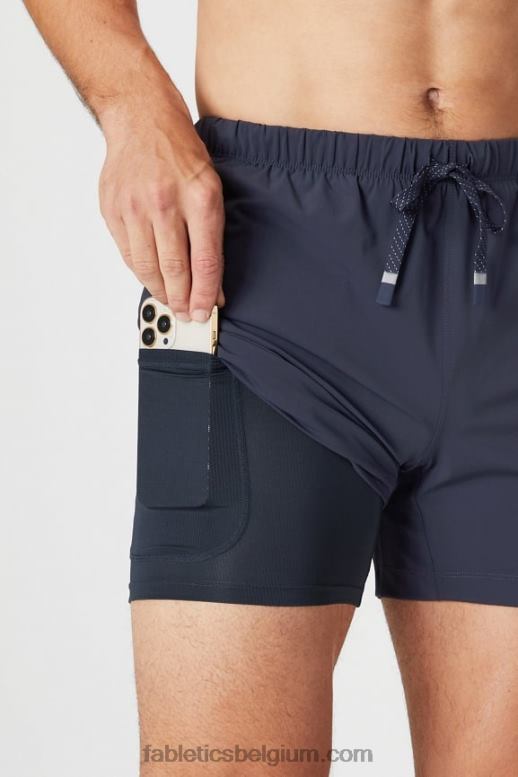 klassiek marine ovaal Heren de ene korte (gevoerd) 162 Fabletics LH20J3294