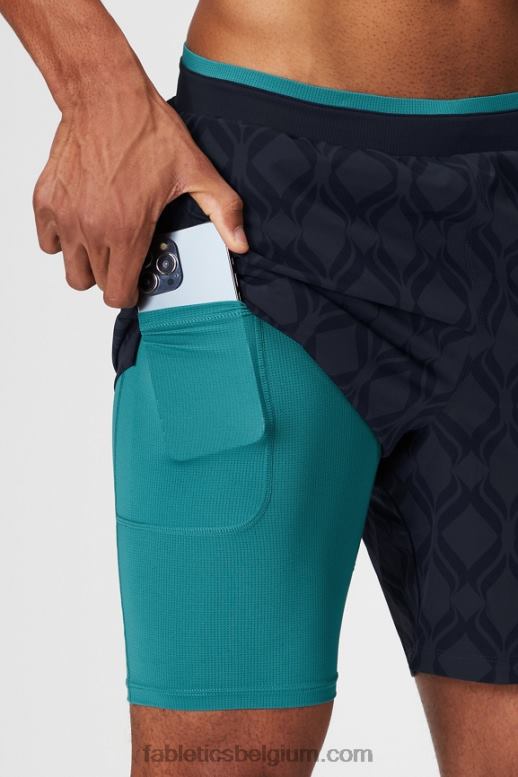 klassiek marinekasteel Heren de fundamentele korte ii (gevoerd) 137 Fabletics LH20J3148