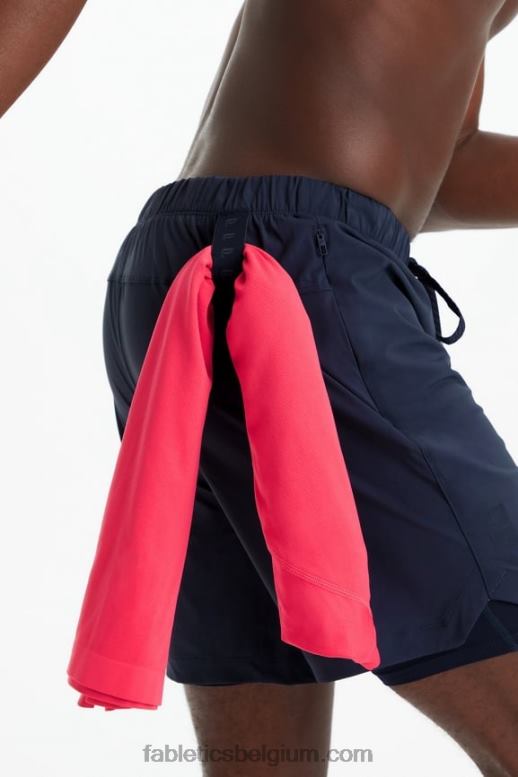 klassieke marine Heren de ene korte (gevoerd) 143 Fabletics LH20J3190