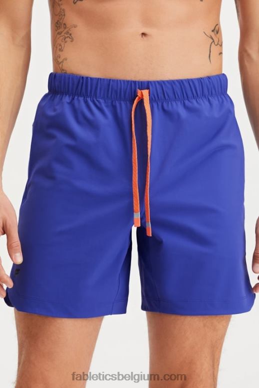 koolstof blauw Heren die ene korte 160 Fabletics LH20J3275