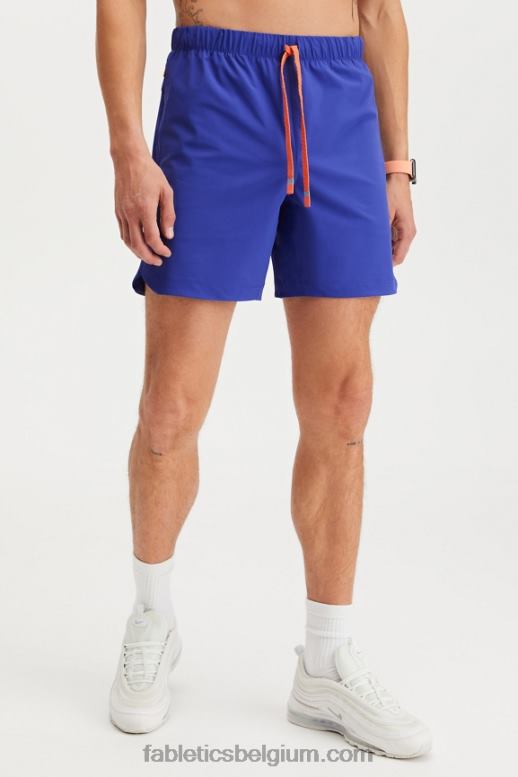 koolstof blauw Heren die ene korte 160 Fabletics LH20J3275