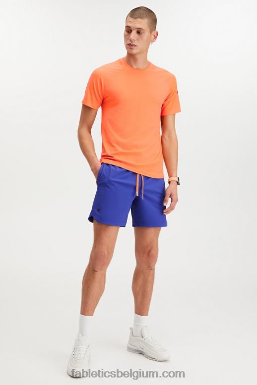 koolstof blauw Heren die ene korte 160 Fabletics LH20J3275