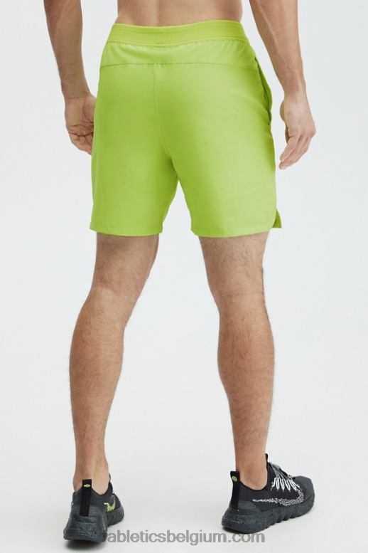 levendige limoen Heren de fundamentele korte (gevoerd) Fabletics LH20J3321