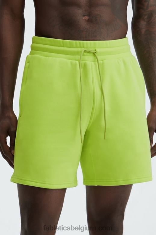 levendige limoen Heren de go-to short Fabletics LH20J3314