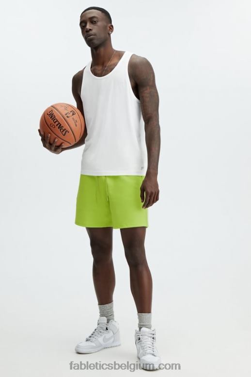 levendige limoen Heren de go-to short Fabletics LH20J3314