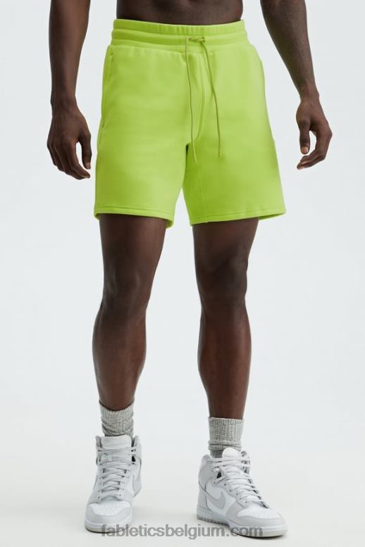 levendige limoen Heren de go-to short Fabletics LH20J3314