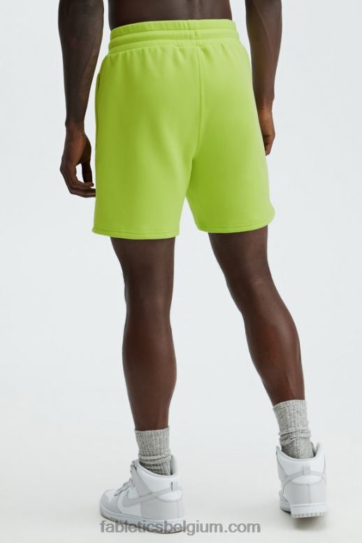levendige limoen Heren de go-to short Fabletics LH20J3314
