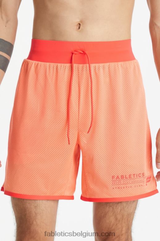 levendige perzik atletiek Heren de opname kort Fabletics LH20J3365