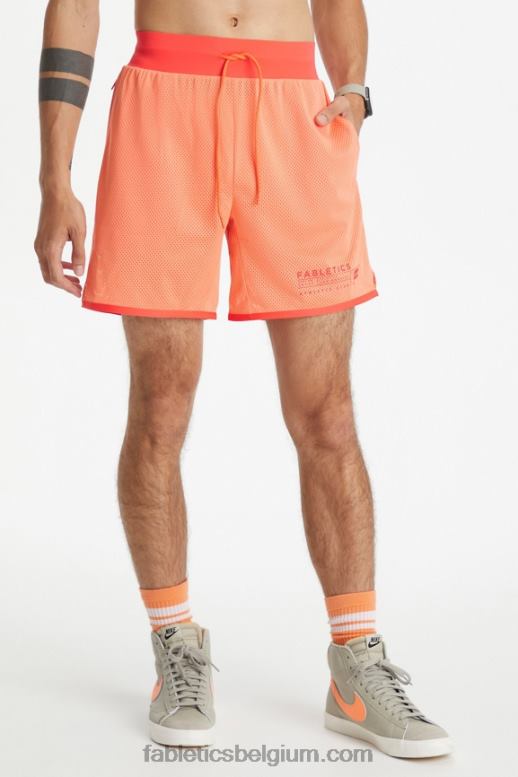 levendige perzik atletiek Heren de opname kort Fabletics LH20J3365