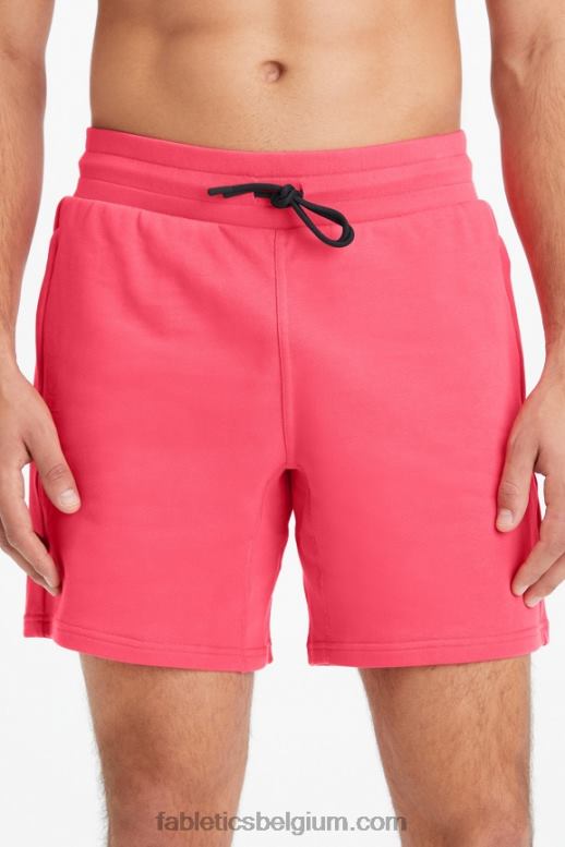 magenta rood Heren de lichtgewicht go-to short Fabletics LH20J3291
