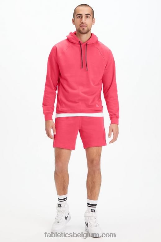 magenta rood Heren de lichtgewicht go-to short Fabletics LH20J3291