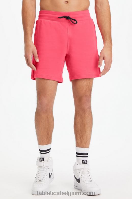 magenta rood Heren de lichtgewicht go-to short Fabletics LH20J3291