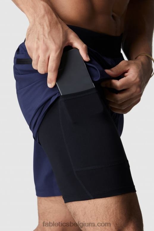 marine Heren de franchise short (gevoerd) Fabletics LH20J3355