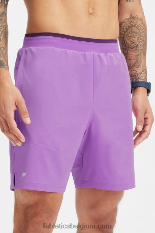 mauve rook Heren de fundamentele korte ii 147 Fabletics LH20J3208
