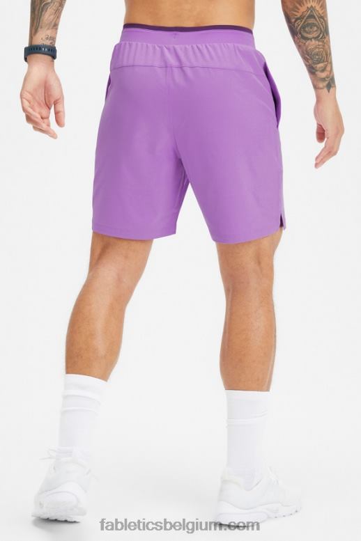 mauve rook Heren de fundamentele korte ii 147 Fabletics LH20J3208