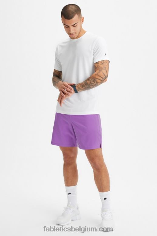 mauve rook Heren de fundamentele korte ii 147 Fabletics LH20J3208