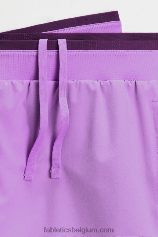 mauve rook Heren de fundamentele korte ii 147 Fabletics LH20J3208