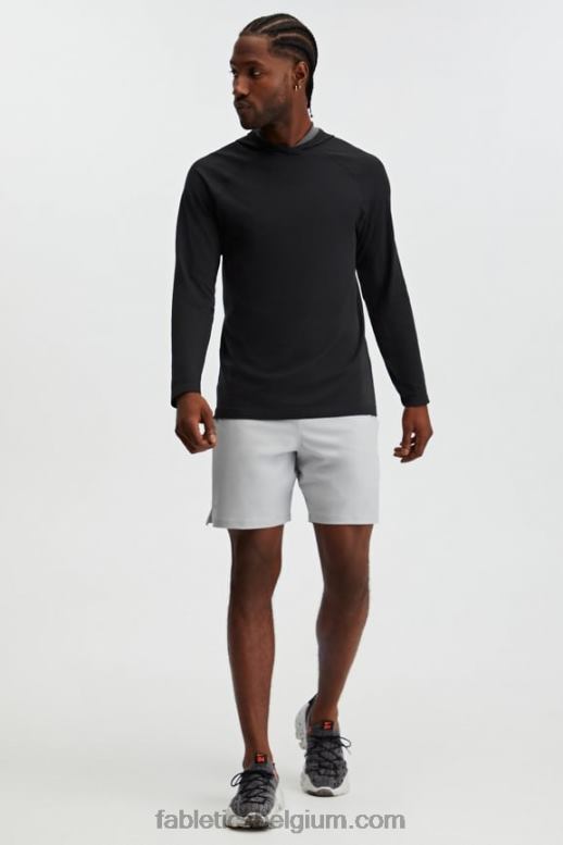 mineraal grijs Heren de fundamentele korte 165 Fabletics LH20J3343