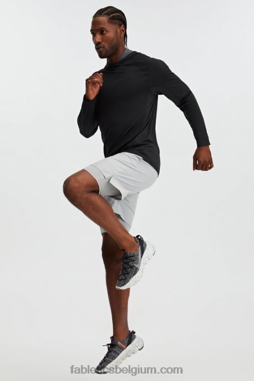 mineraal grijs Heren de fundamentele korte (gevoerd) Fabletics LH20J3330