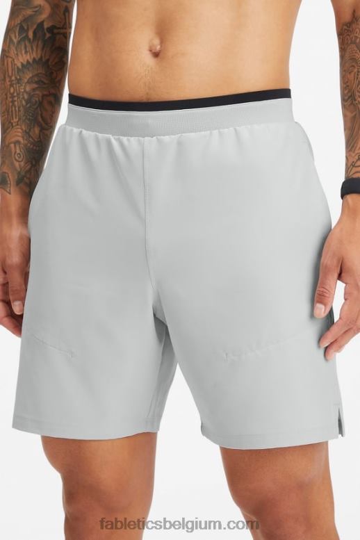 mineraal grijs Heren de fundamentele korte ii 144 Fabletics LH20J3194