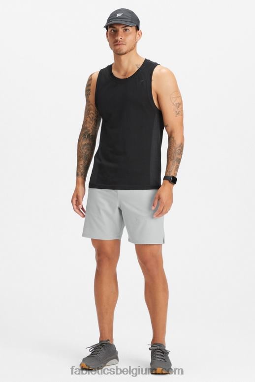 mineraal grijs Heren de fundamentele korte ii 144 Fabletics LH20J3194