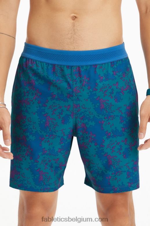 nautische wintertaling nieuwe camo Heren de fundamentele korte 163 Fabletics LH20J3334