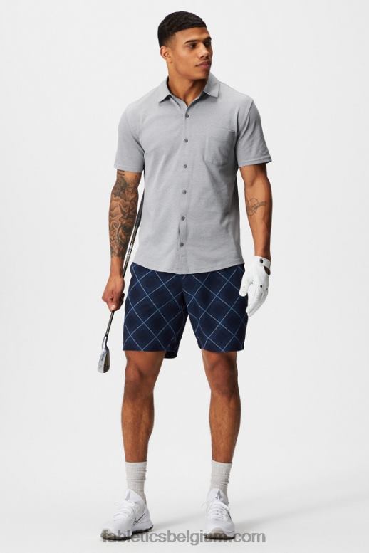 neutrale golftartan Heren de enige korte Fabletics LH20J3164