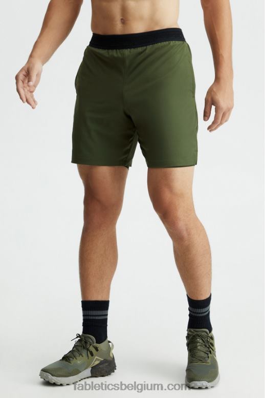 olijfgroen Heren de fundamentele korte 166 Fabletics LH20J3346