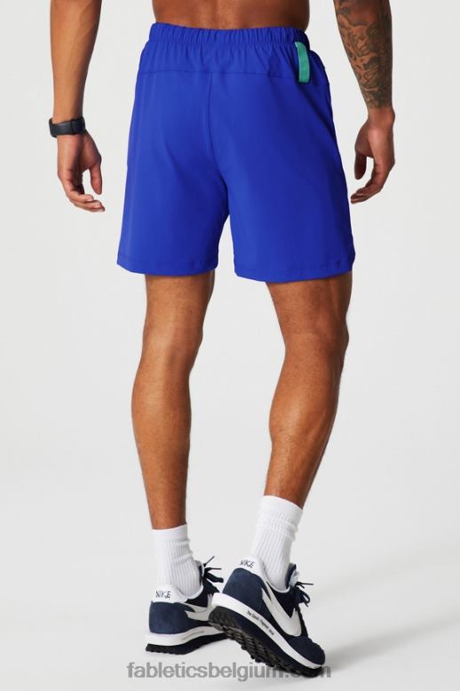 oxford blauw Heren die ene korte 154 Fabletics LH20J3245
