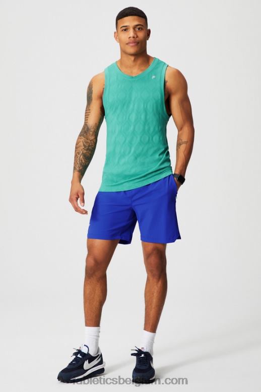 oxford blauw Heren die ene korte 154 Fabletics LH20J3245